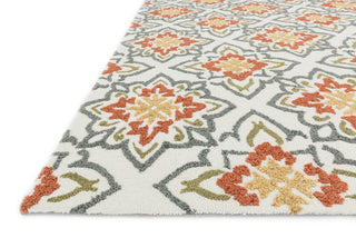 Loloi Juliana JL-35 Ivory / Rust Area Rug Corner