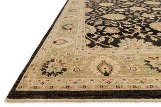 Loloi Majestic MM-01 Black/Ivory Area Rug Corner
