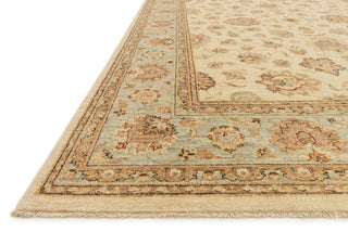 Loloi Majestic MM-07 Ivory/Blue Area Rug Corner