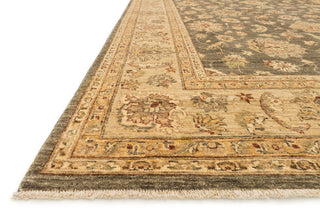 Loloi Majestic MM-08 Smoke/Beige Area Rug Corner