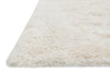 Loloi Mason Shag MH-01 Ivory Area Rug Corner Feature