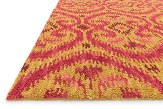 Loloi Milano ML-09 Gold / Berry Area Rug Corner