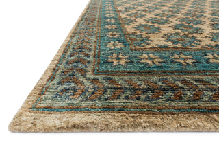 Loloi Nomad NM-01 Beige / Ocean Area Rug Corner