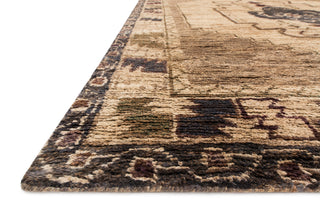 Loloi Nomad NM-02 Mocha / Beige Area Rug Corner