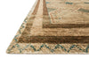 Loloi Nomad NM-03 Aqua / Beige Area Rug Corner Feature