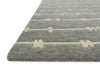 Loloi Nova NV-04 Grey / Ivory Area Rug Corner