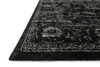 Loloi Nyla NY-14 Black Area Rug Corner