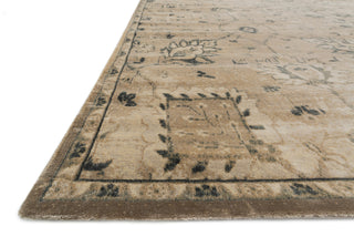 Loloi Nyla NY-24 Sand / Charcoal Area Rug Corner
