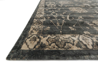 Loloi Nyla NY-25 Charcoal / Beige Area Rug Corner