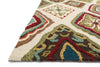 Loloi Olivia HOL02 Ivory / Multi Area Rug Corner