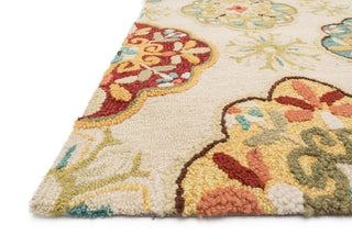 Loloi Olivia HOL03 Ivory / Sage Area Rug Corner