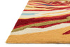 Loloi Olivia HOL04 Red / Multi Area Rug Corner
