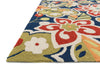 Loloi Olivia HOL05 Blue / Multi Area Rug Corner