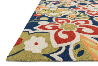 Loloi Olivia HOL05 Blue / Multi Area Rug Corner