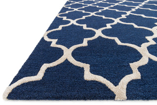 Loloi Panache PC-01 Navy / Silver Area Rug Corner Feature