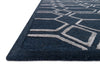 Loloi Panache PC-12 Indigo / Silver Area Rug Corner Feature
