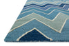 Loloi Panache PC-14 Blue / Multi Area Rug Corner Feature