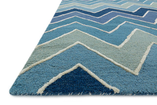 Loloi Panache PC-14 Blue / Multi Area Rug Corner Feature