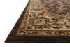 Loloi Stanley ST-03 Chocolate / Beige Area Rug Corner Feature