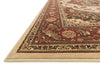 Loloi Stanley ST-07 Beige / Rust Area Rug Corner