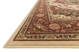 Loloi Stanley ST-07 Beige / Rust Area Rug Corner