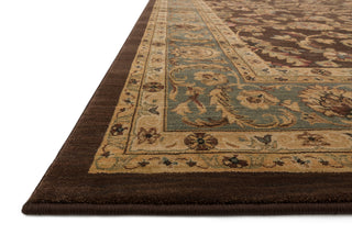 Loloi Stanley ST-11 Brown / Blue Area Rug Corner