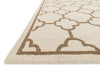 Loloi Stephanie SW-01 Ivory / Mocha Area Rug Corner