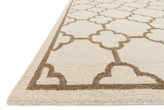 Loloi Stephanie SW-01 Ivory / Mocha Area Rug Corner