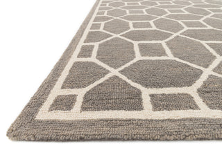 Loloi Stephanie SW-02 Grey / Ivory Area Rug Corner