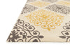 Loloi Summerton SRS15 Ivory / Grey Area Rug Corner