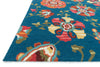 Loloi Summerton SRS21 Blue / Multi Area Rug Corner