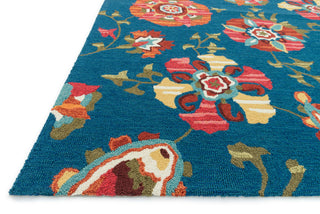 Loloi Summerton SRS21 Blue / Multi Area Rug Corner