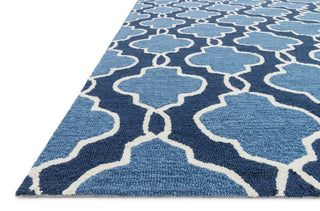 Loloi Summerton SRS22 Navy / Blue Area Rug Corner