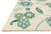 Loloi Summerton SRS24 Ivory / Aqua Area Rug Corner
