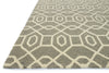 Loloi Ventura HVT06 Grey / Ivory Area Rug Corner