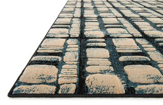 Loloi Vista VT-06 Blue / Beige Area Rug Corner Feature