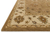 Loloi Walden WD-03 Mocha / Ivory Area Rug Corner