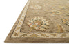 Loloi Walden WD-06 Mocha / Beige Area Rug Corner Feature