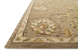 Loloi Walden WD-06 Mocha / Beige Area Rug Corner Feature