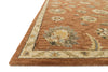 Loloi Walden WD-06 Spice / Beige Area Rug Corner Feature