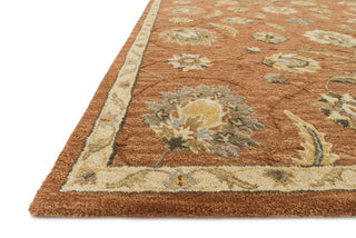 Loloi Walden WD-06 Spice / Beige Area Rug Corner Feature