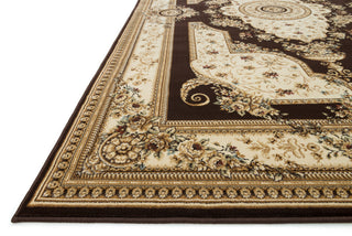 Loloi Welbourne WL-01 Coffee / Ivory Area Rug Corner