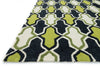 Loloi Weston HWS10 Lime / Charcoal Area Rug Corner
