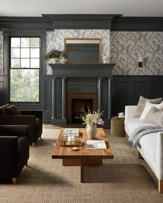 Jean Stoffer X Loloi Cornwall CRN-01 Mocha/Natural Area Rug by Lifestyle Image Feature