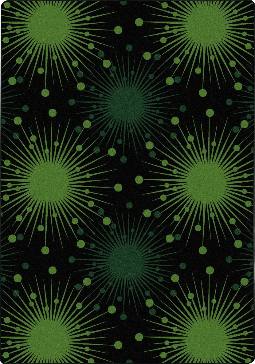 Joy Carpets Kaleidoscope Cosmopolitan Green Area Rug