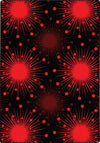 Joy Carpets Kaleidoscope Cosmopolitan Red Area Rug