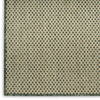 Nourison Courtyard COU01 Green Area Rug Corner Image