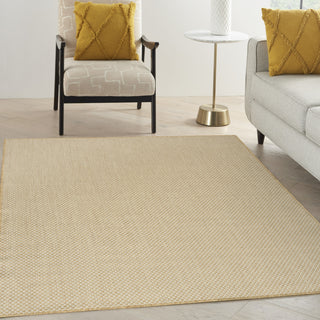Nourison Courtyard COU01 Jute Ivory Area Rug Swatch Image