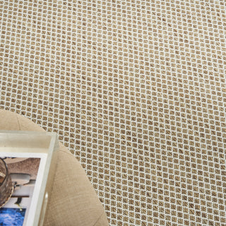 Nourison Courtyard COU01 Jute Ivory Area Rug Texture Image