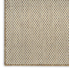 Nourison Courtyard COU01 Jute Ivory Area Rug Corner Image